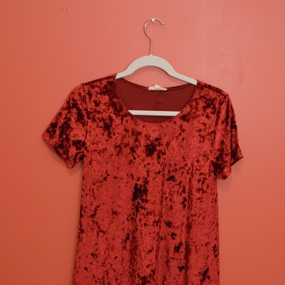 Red Velvet Minidress
